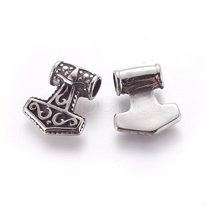 304 Stainless Steel Pendants STAS-P237-01AS-1