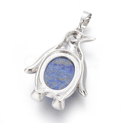Natural Dyed Lapis Lazuli Pendants G-L512-A16-1