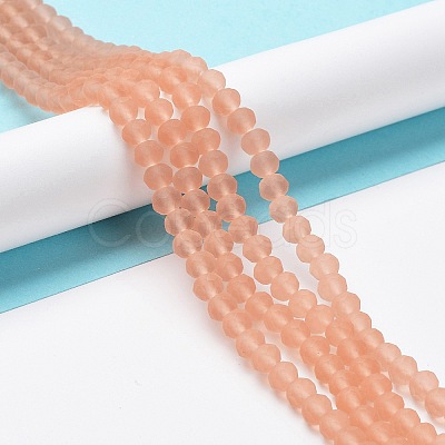 Transparent Glass Beads Strands X1-EGLA-A034-T6mm-MD21-1