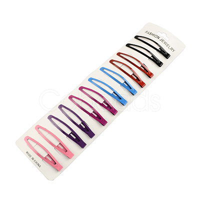 Spray Painted Iron Snap Hair Clip Findings PHAR-R089-02-1