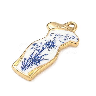 304 Stainless Steel Enamel Pendants SA-CBA800D-01B-G-1