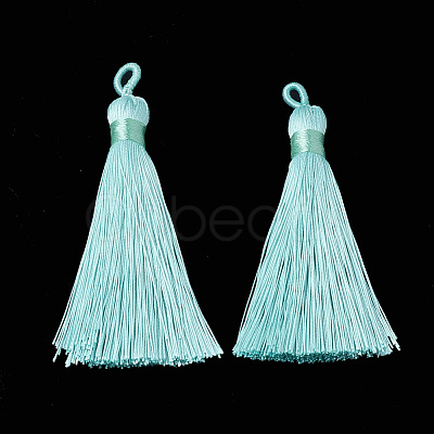 Polyester Tassel Big Pendants Decoration AJEW-S059-15-1