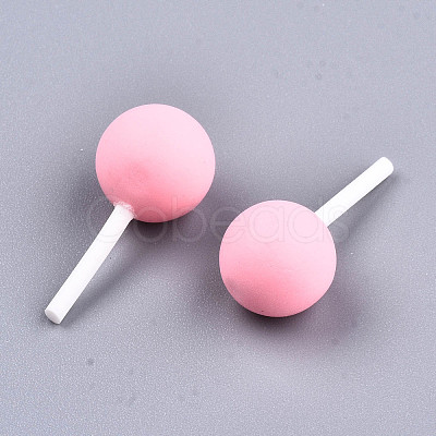 Handmade Polymer Clay 3D Lollipop Beads CLAY-T016-82E-1