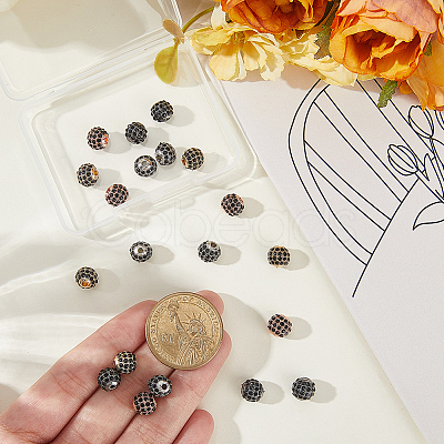 20Pcs 4 Colors Alloy Beads FIND-PA0001-11-1
