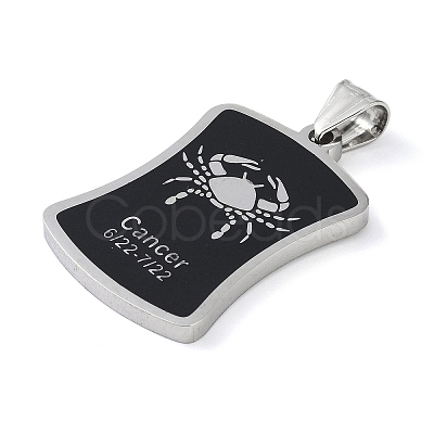 304 Stainless Steel Pendants STAS-O008-01F-1