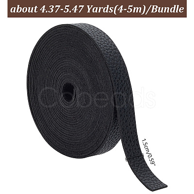 Flat Imitation Leather Cord OCOR-WH0086-69A-01-1