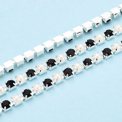 Iron Rhinestone Cup Chains CH-N005-02A-1