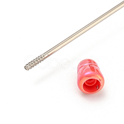 UV Plated Plastic Ball-Point Pen AJEW-C038-03A-1