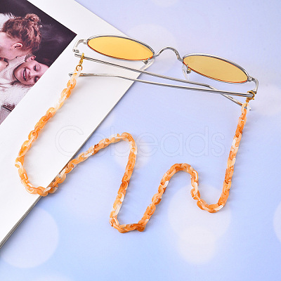 800Pcs 4 Colors Oval Acrylic Linking Rings DIY-YW0002-39-1