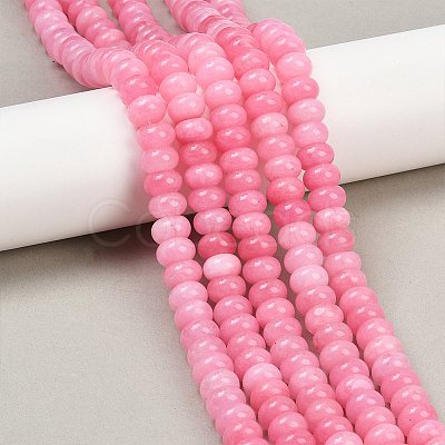 2 Strands Dyed Natural White Jade Beads Strands G-PA0001-23C-1