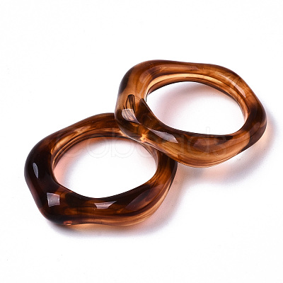 Transparent Resin Finger Rings X-RJEW-T013-001-F02-1