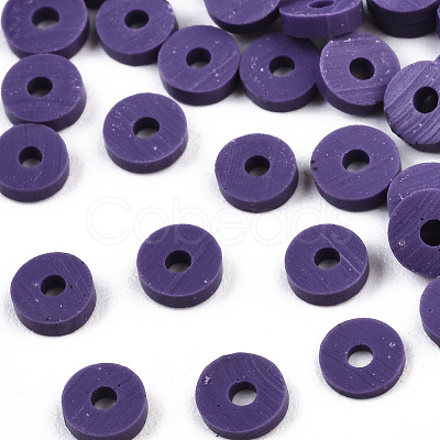 Handmade Polymer Clay Beads CLAY-R067-8.0mm-B03-1