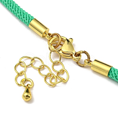 Nylon Cords Bracelet Makings Fit for Connector Charms AJEW-P116-02G-01-1
