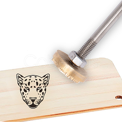 Stamping Embossing Soldering Brass with Stamp AJEW-WH0113-15-177-1