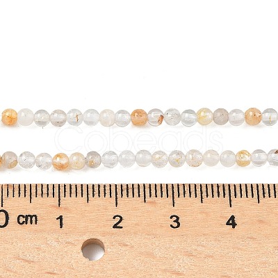 Natural White Topaz Beads Strands G-RM250101-E9-1