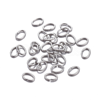 Tarnish Resistant 304 Stainless Steel Open Jump Rings STAS-F221-40P-E-1