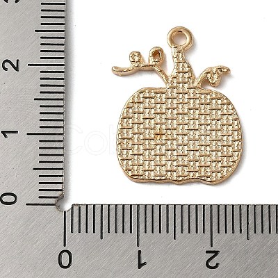 Thanksgiving Day Golden Tone Alloy Enamel Pendants ENAM-M002-02I-G-1