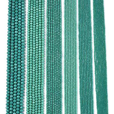 Opaque Solid Color Imitation Jade Glass Beads Strands EGLA-A044-P3mm-D31-1