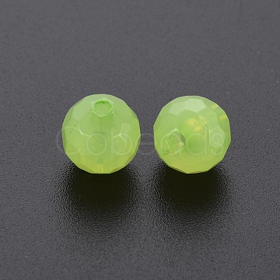 Transparent Acrylic Beads TACR-S154-62E-06-1