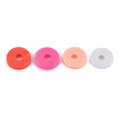 4 Colors Handmade Polymer Clay Beads CLAY-N011-032-34-1