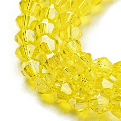 Transparent Electroplate Glass Beads Strands EGLA-A039-T2mm-A21-1