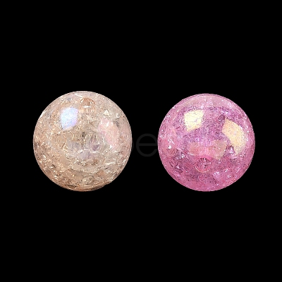 Transparent Crackle Acrylic Beads AC-CBA4496-05E-1