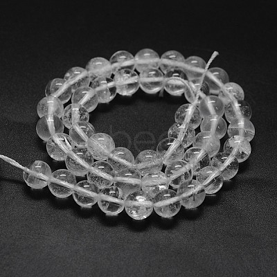 Natural Quartz Crystal Beads Strands G-F570-01-10mm-1