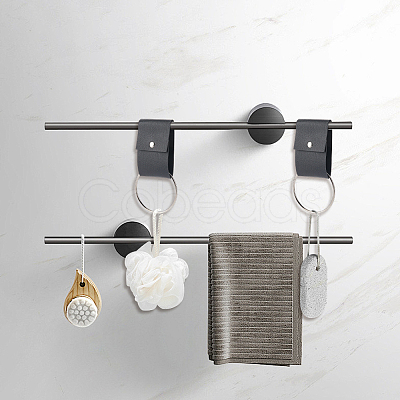 6Pcs PU Leather Towel Hook AJEW-CL0003-35A-1