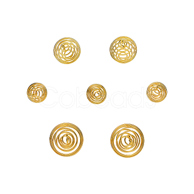 40Pcs 4 Sizes Iron Wire Pendants IFIN-CJ0001-40G-1