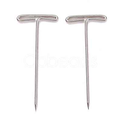 Non-Tarnish Nickel Plated Steel T Pins for Blocking Knitting FIND-D023-01P-01-1
