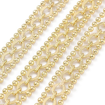 Rack Plating Brass Chains CHC-F018-06G-02-1