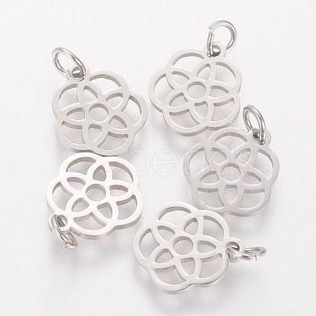 Tarnish Resistant 304 Stainless Steel Pendants STAS-Q201-T454S-1