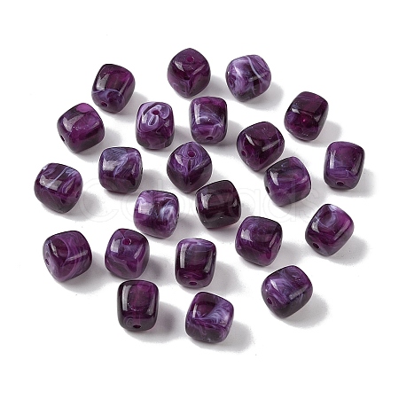 Opaque Acrylic Beads OACR-D320-01M-1