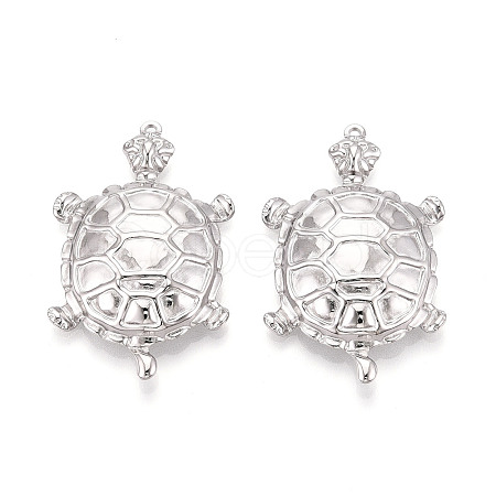 304 Stainless Steel Turtle Pendants STAS-T069-19P-1