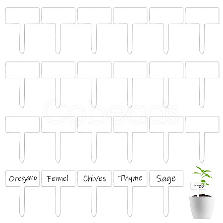 24Pcs Acrylic Blank Plant Labels AJEW-FG0003-18-1