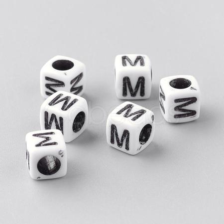 Opaque Acrylic Beads SACR-Q188-02M-1