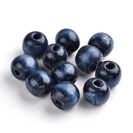 Natural Maple Wood Beads TB16mmY-10-LF-1