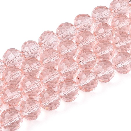 Transparent Glass Bead Strands GLAA-R095-12mm-26-1