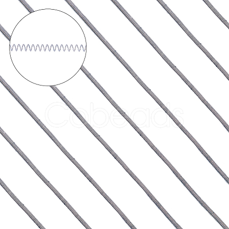 3 Bags Round French Wire Gimp Wire TWIR-SC0001-08-1