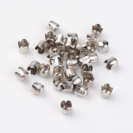 Iron Bead Caps E015Y-1-1