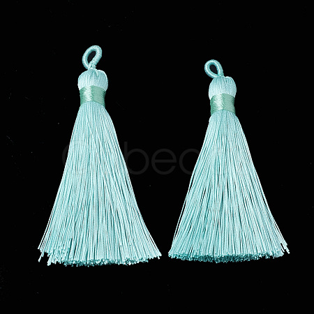 Polyester Tassel Big Pendants Decoration AJEW-S059-15-1