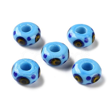 Handmade Lampwork European Beads LA-CBA0C61-01H-1