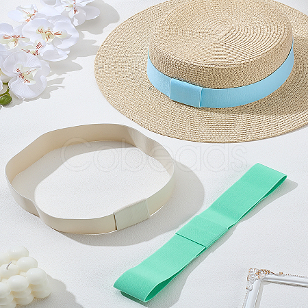 3Pcs 3 Colors Rubber String Hat Band FIND-LP0007-31A-1
