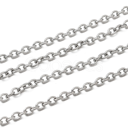 Tarnish Resistant 304 Stainless Steel Cable Chains CHS-Q001-13-100m-1