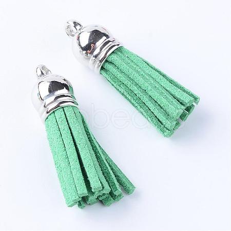 Faux Suede Tassel Pendant Decorations FIND-T002-A22-1