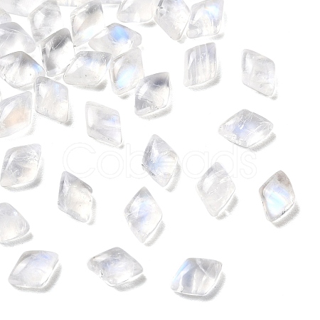 Natural Grade AA Rainbow Moonstone Cabochons G-L616-05-1