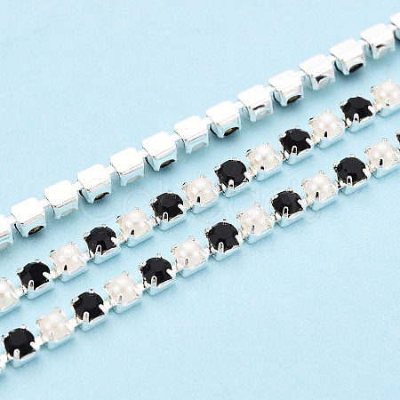 Iron Rhinestone Cup Chains CH-N005-02A-1