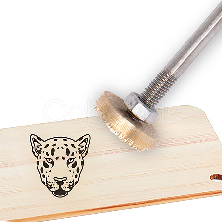 Stamping Embossing Soldering Brass with Stamp AJEW-WH0113-15-177-1