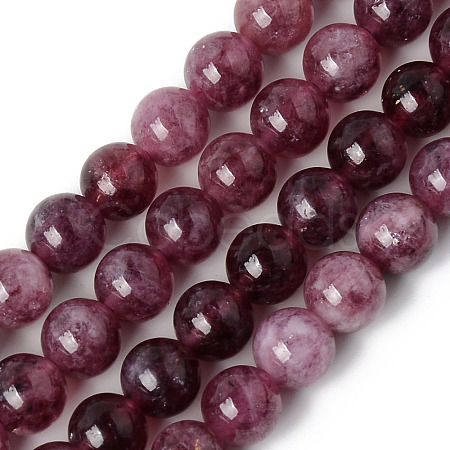 Natural Quartz Beads Strands G-R479-8mm-04-1