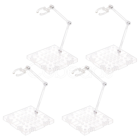 Plastic Model Assembled Action Figure Display Holders ODIS-WH0038-10-1